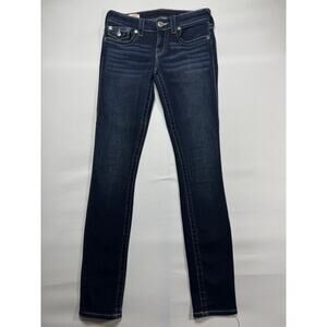 True Religion Women's Stella Low Rise Skinny Stretch Denim Jeans - Size 27x31.5